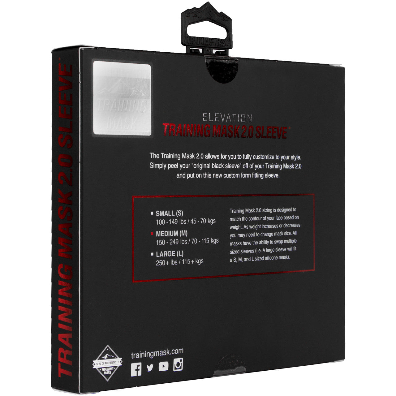 Training Mask 2.0 Mustang Sleeve