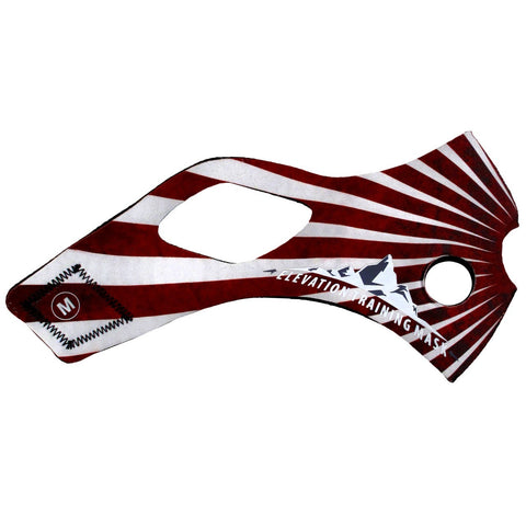 Training Mask 2.0 Flux Valves Red