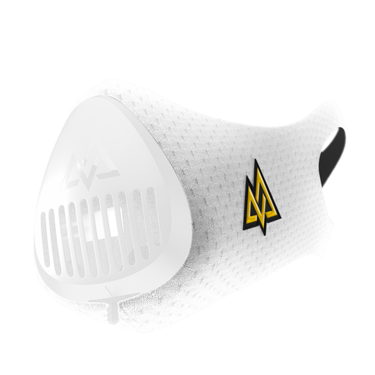 Training Mask 3.0 White/Gold Chrome Sleeve