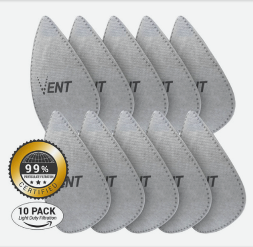 Training Mask VENT Filters (10 Pack)