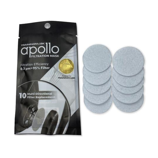 Training Mask Apollo Filters (10 Pack)