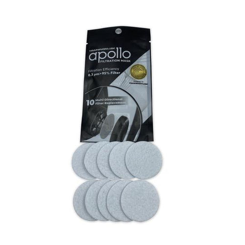 Training Mask Apollo Filters (10 Pack)