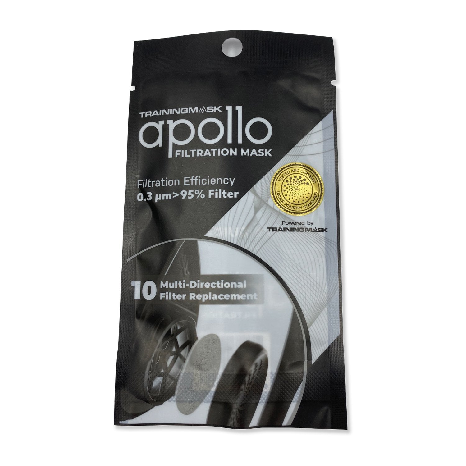 Training Mask Apollo Filters (10 Pack)